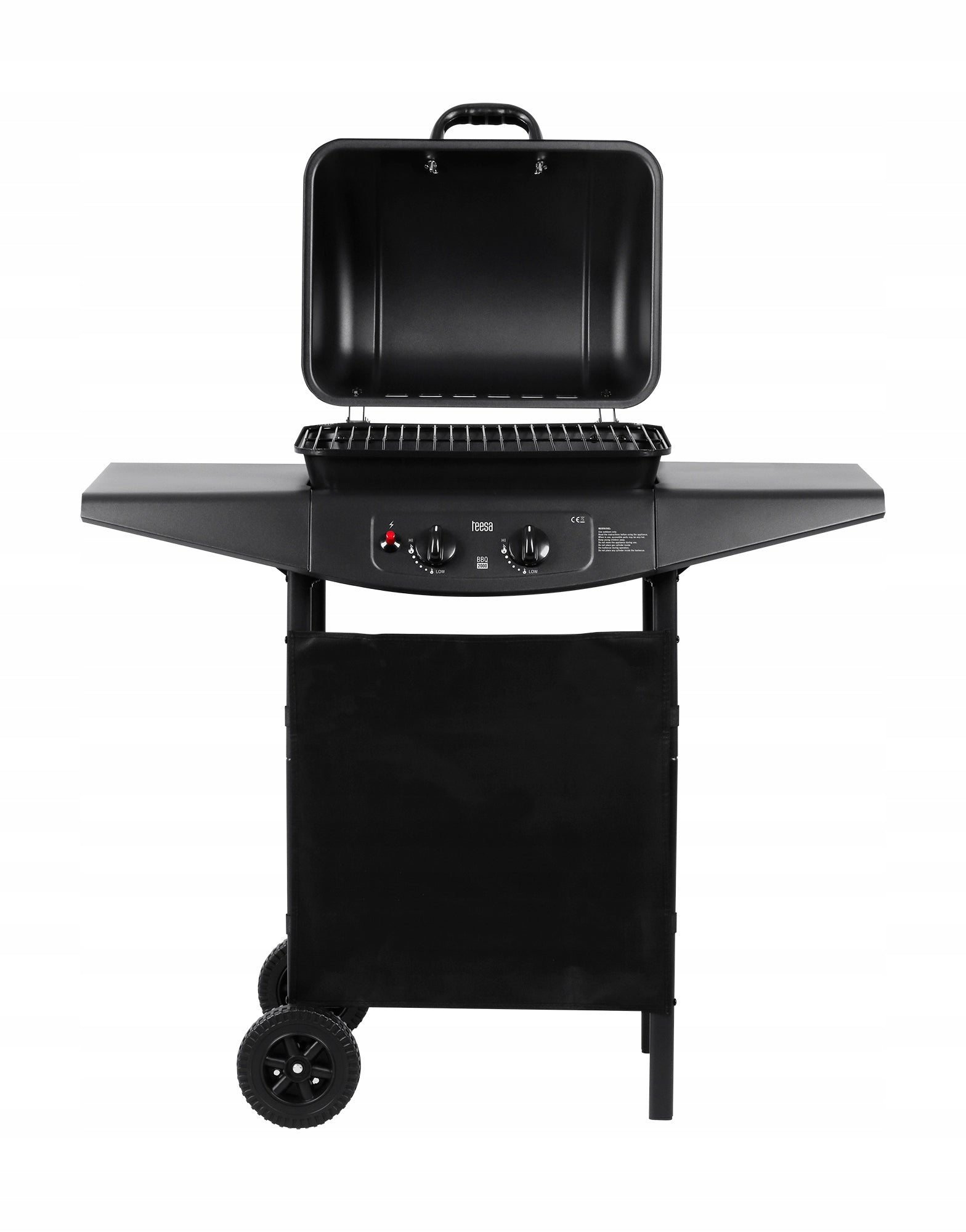 Gas grill Teesa BBQ 2000 2 burners 5 kW TSA0080 Power 5 kW