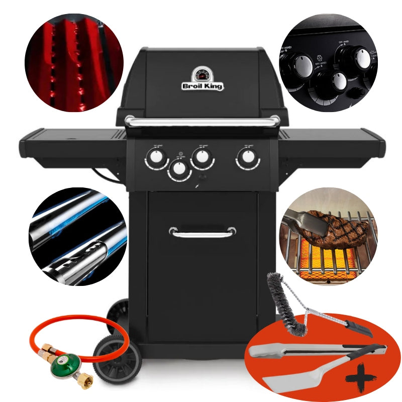 Gas grill garden Broil King Royal 340 Shadow + TOOL SET FREEBIE