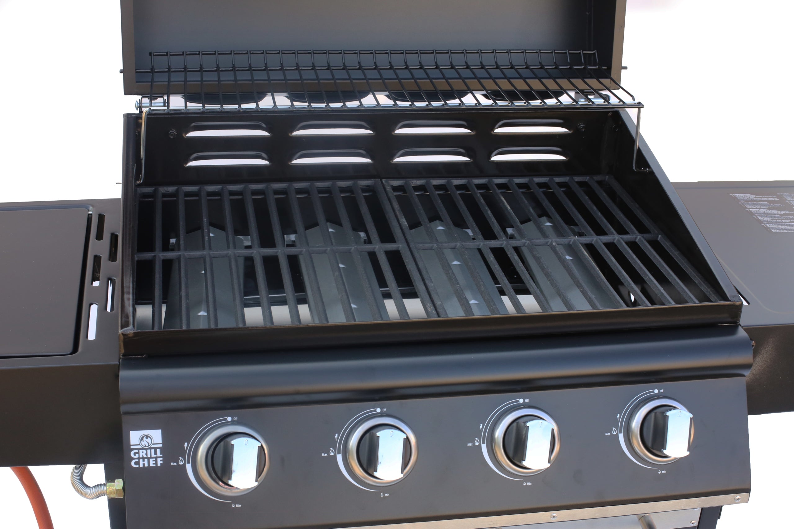 Gas grill trolley 4.1 14,8 kW with cast iron grate 12249 Grill width 135 cm
