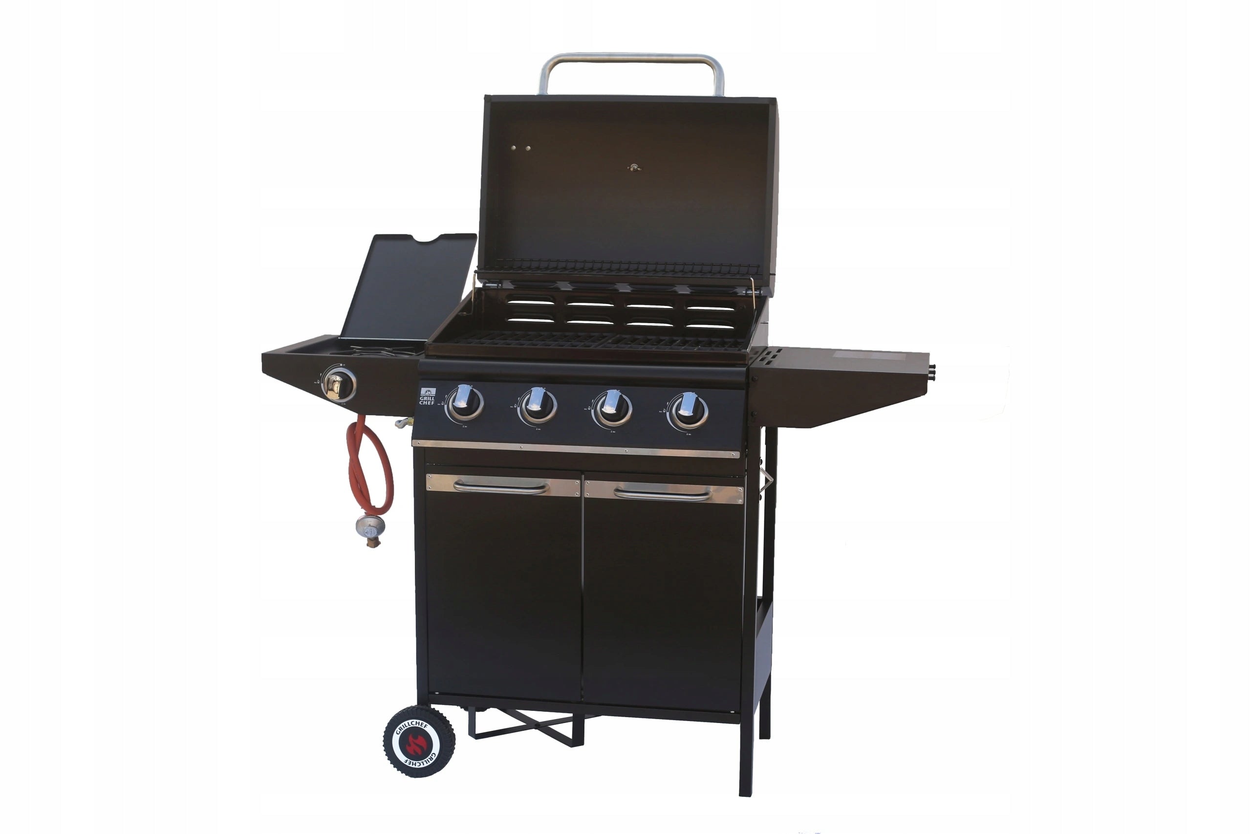 Gas grill trolley 4.1 14,8 kW with cast iron grate 12249 Number of burners 5