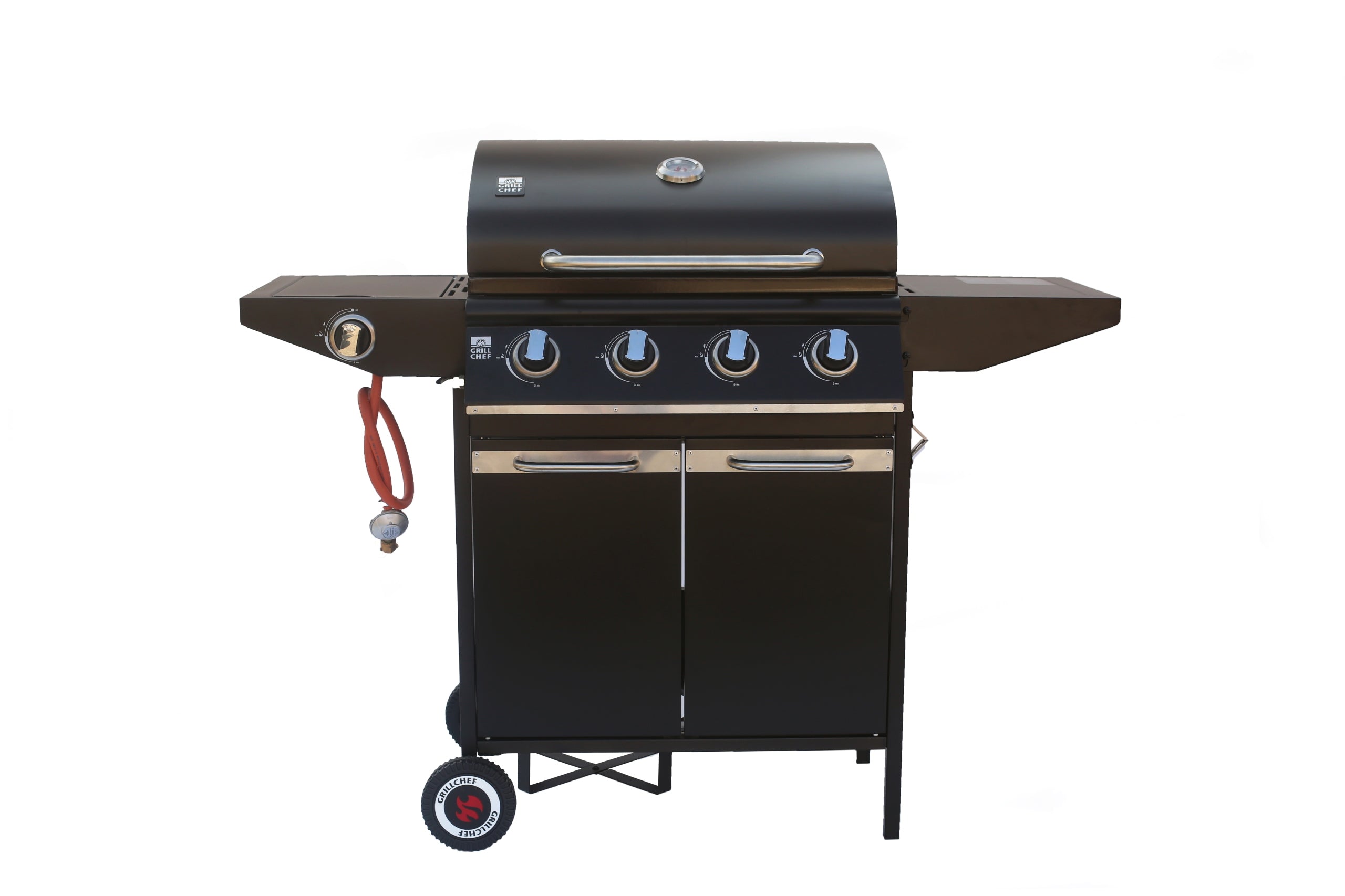 Gas grill trolley 4.1 14,8 kW with cast iron grate 12249