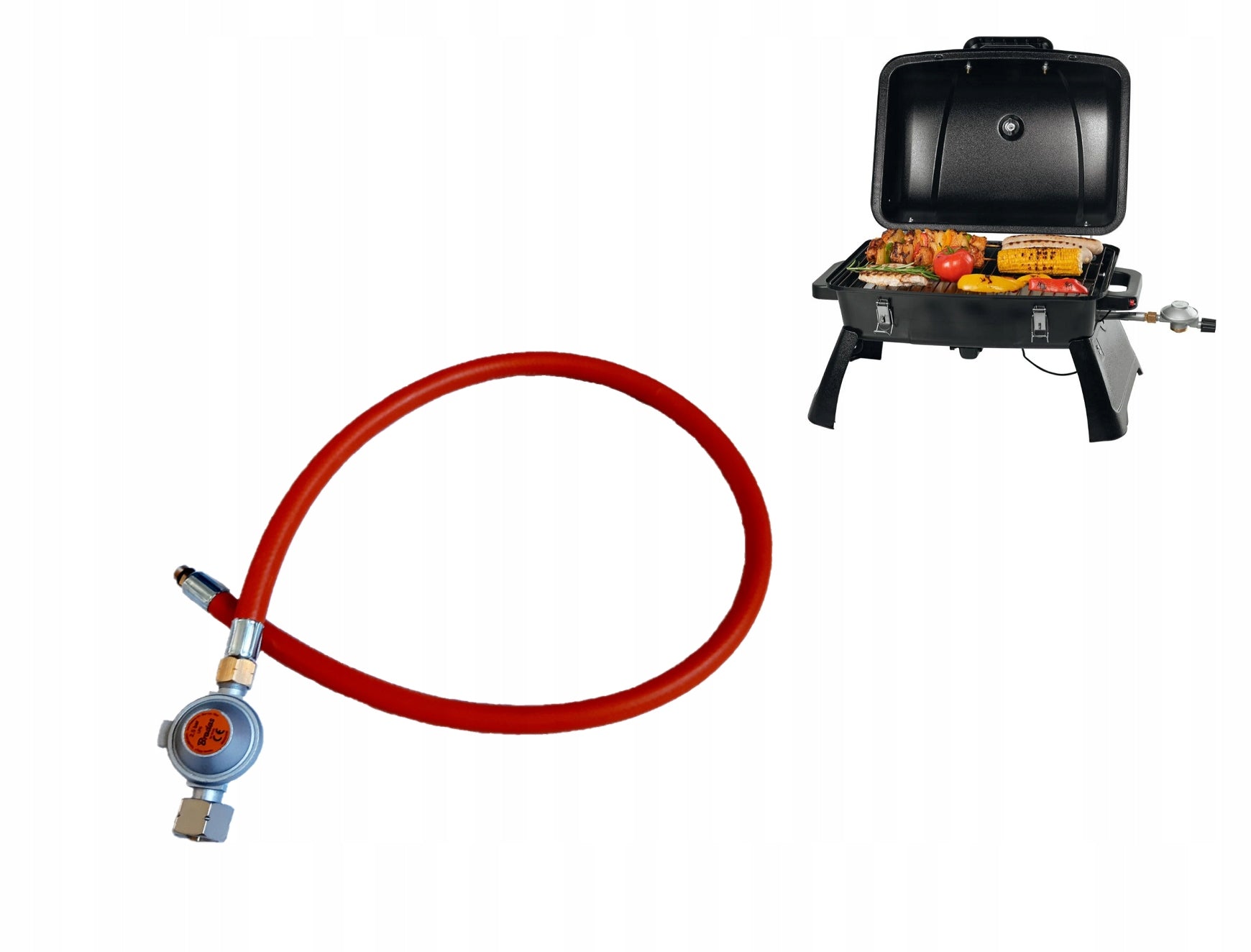 Gas hose with reducer for gas grill WEBER
