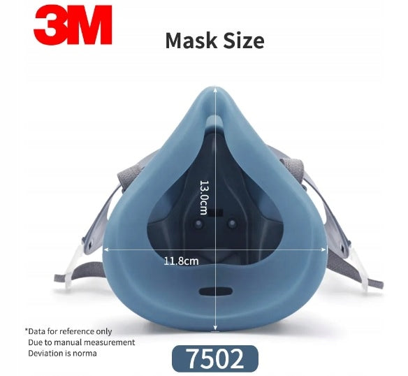 Gas paint mask 3M 7502 half-mass original EAN (GTIN) 4046719790678