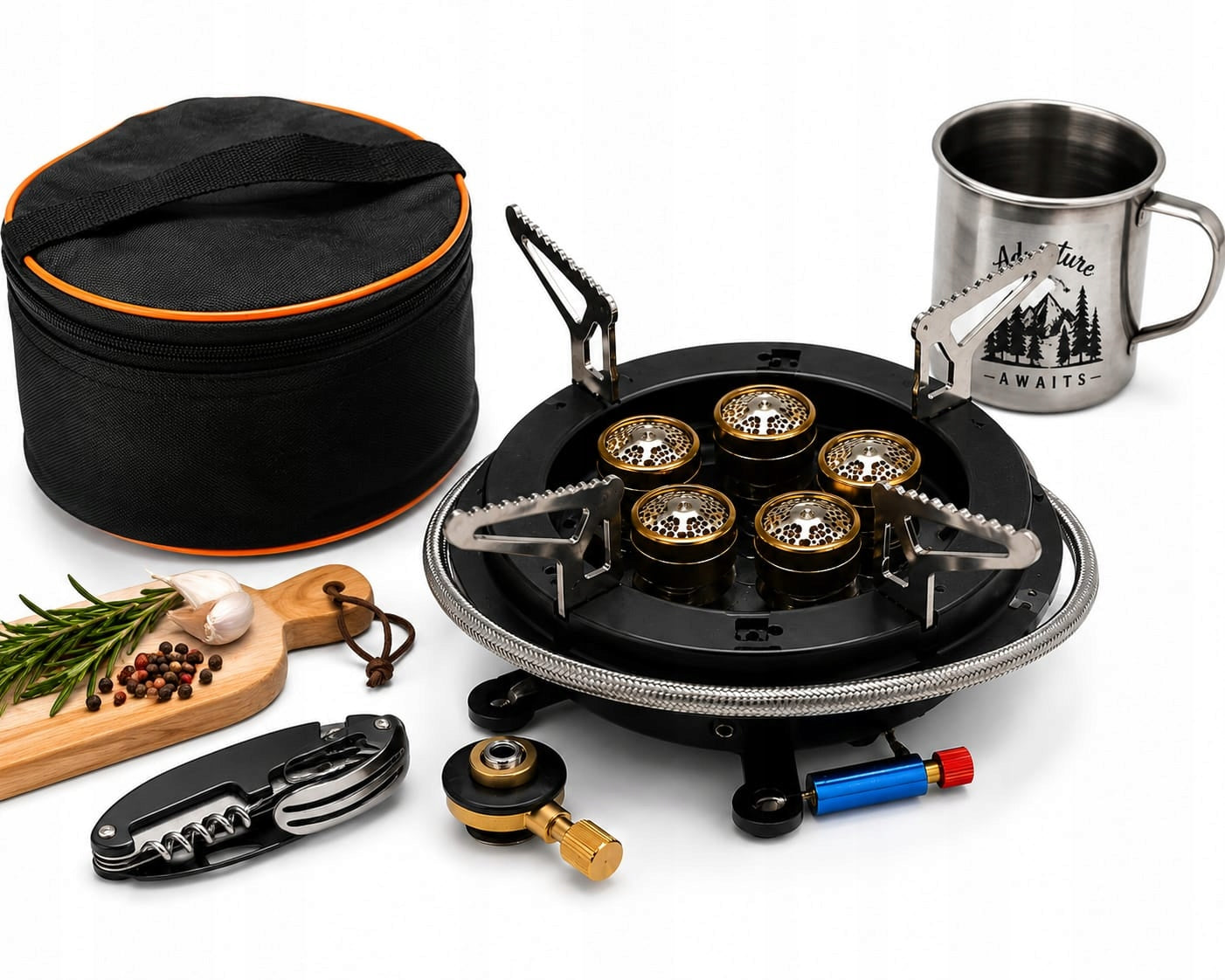 Gas tourist cooker MA-605 10800W | foldable | camping / survival Manufacturer code Trade Camp