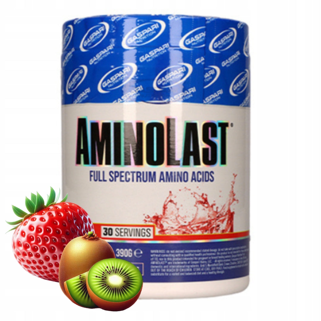 Gaspari Nutrition AminoLast 390 g strawberry-kiwi flavor amino acids regen BCAA