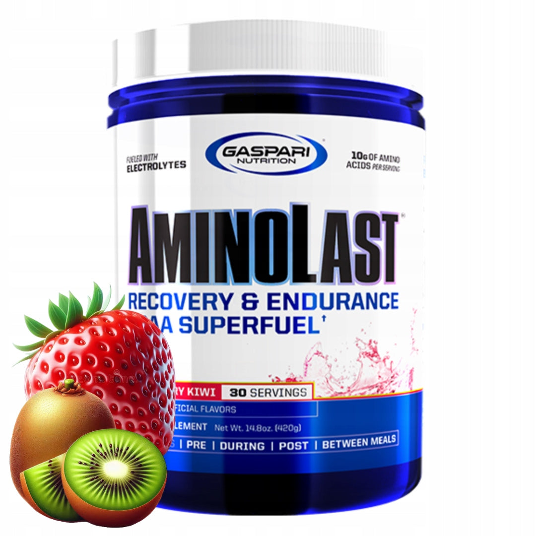 Gaspari Nutrition AminoLast 420g strawberry-kiwi flavor BCAA amino acids