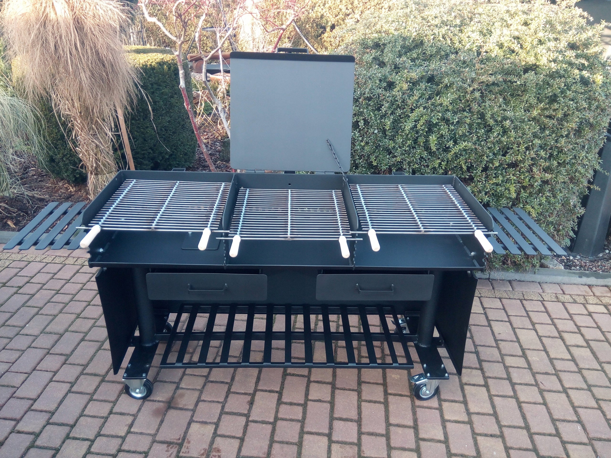 Gastronomic catering grill!! 5 mm sheet! Manufacturer Industrial grill