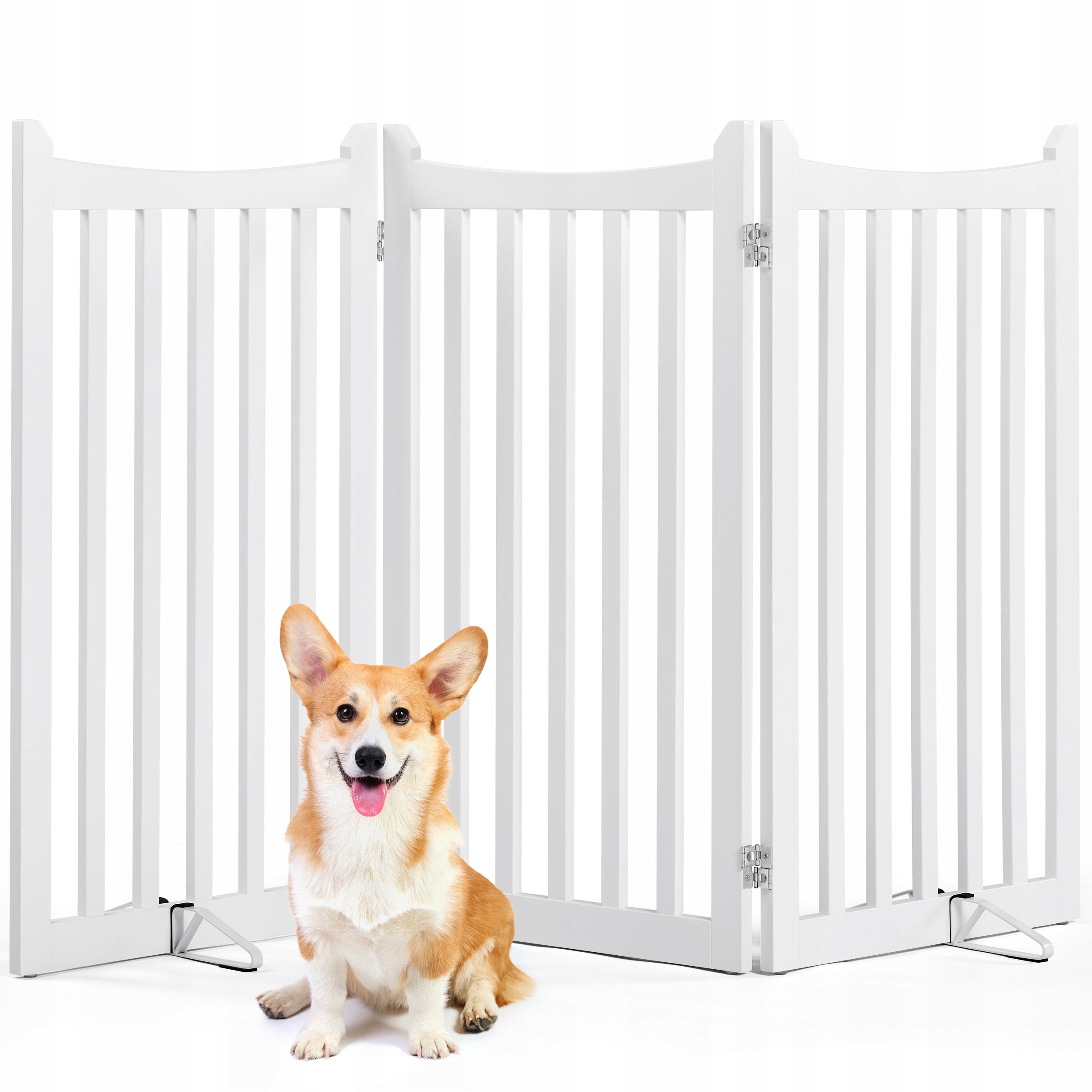 Gate Folding Barrier Protective 90x150cm, White