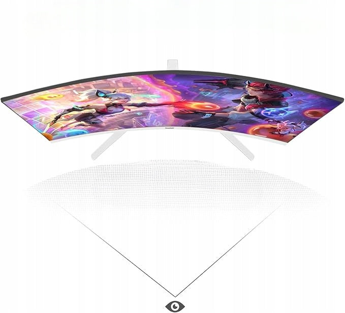 Gawfolk 27" 280Hz Curved Monitor 1ms FHD 1800R HDMI DP VESA White Brand no brand