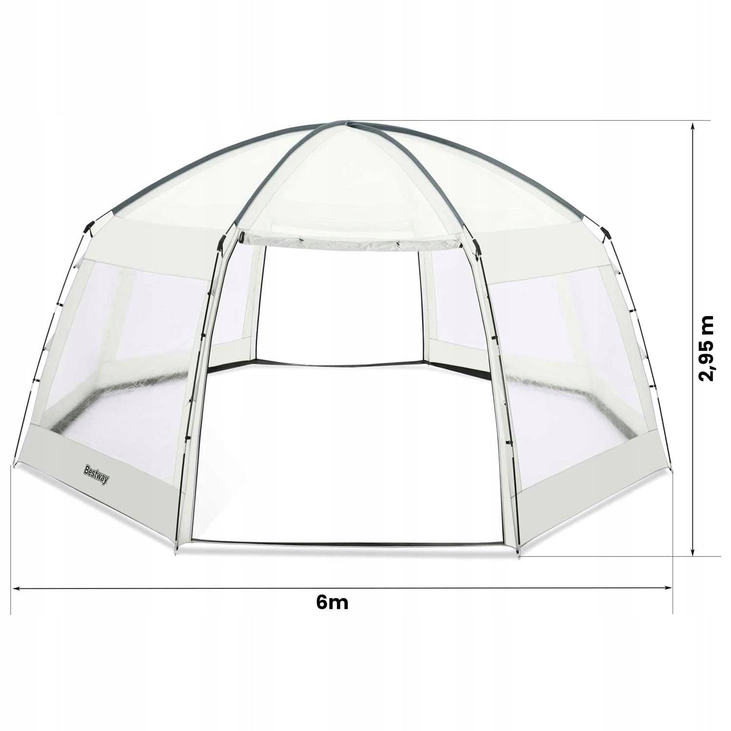 Gazebo Pavilion Tent Canopy Protective Cover for Swimming Pool Jacuzzi 58612 Brand no brand