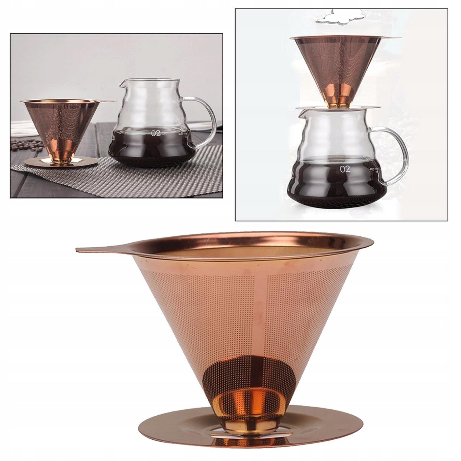 Gazechimp Pour Over Coffee Dripper Funnel with Cup Stand Cone Washable for Brand no brand