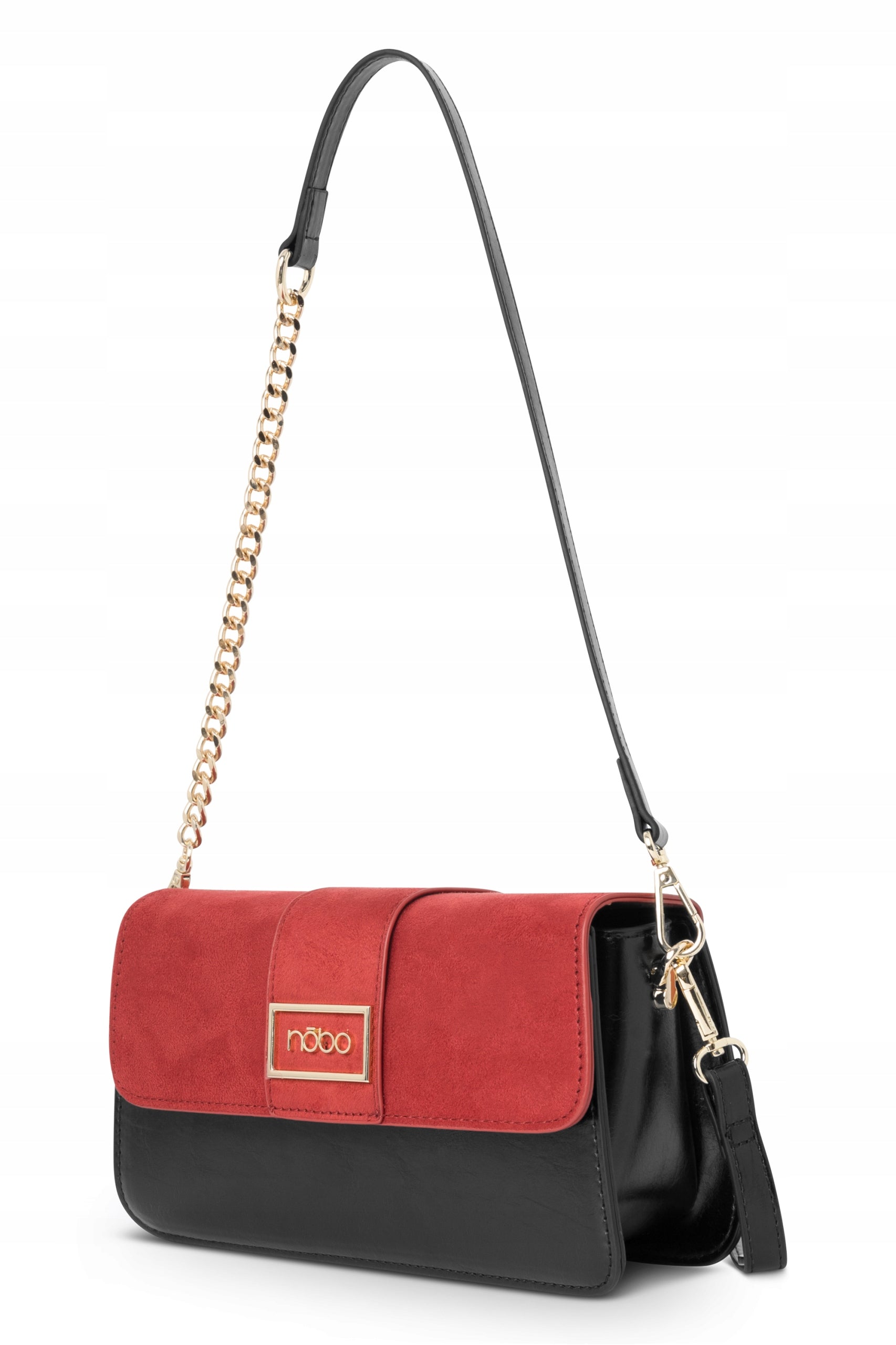 Damenhandtasche, rot, „Nobo“ 