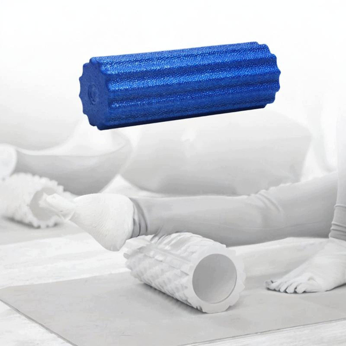 Gear Textured Miniature Foam Roller Portable Micro Foam Roller for Blue