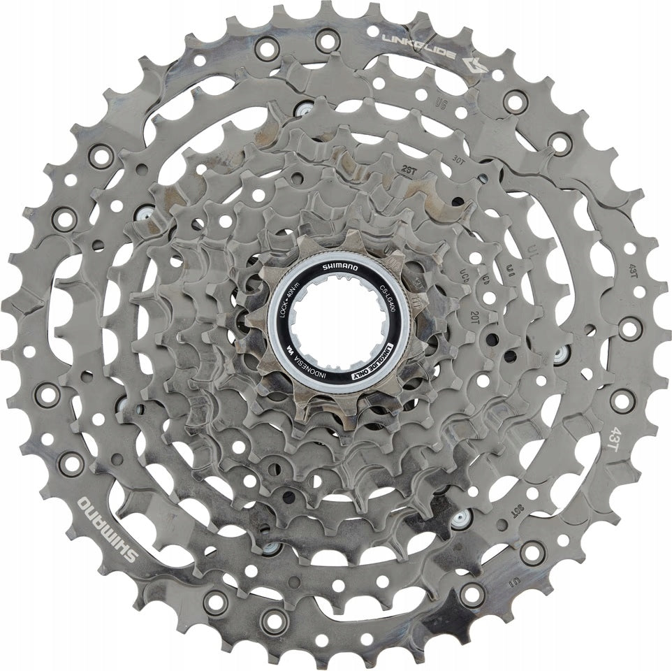 Gear cassette SHIMANO CUES CS-LG400 OEM LinkGlide 10rz. 11-43T
