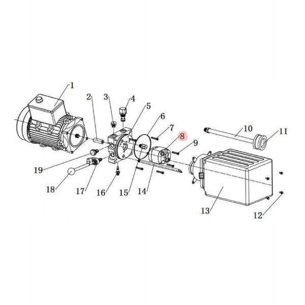 Gear pump 2.1 Manufacturer code HZP1112