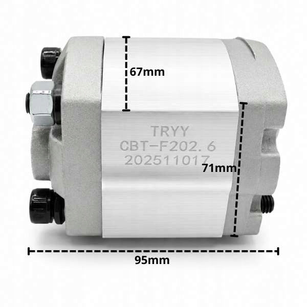 Gear pump CBT-F202.6 Manufacturer code P-POMP-0004