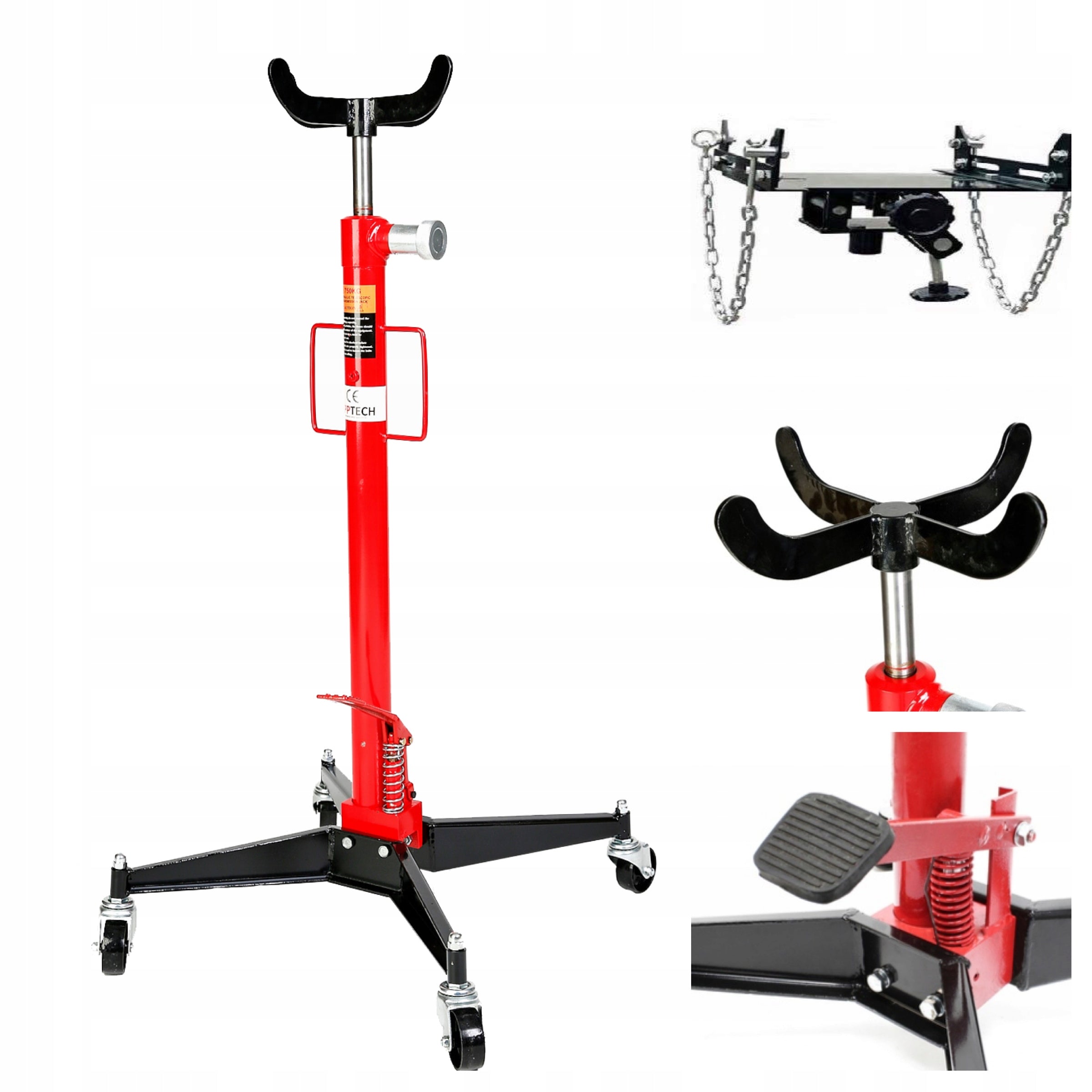 Gearbox lift 750KG+ADAPTER 2 FUNK+GUMA
