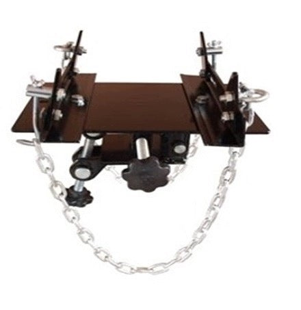 Gearbox lift adapter adjustable at an angle