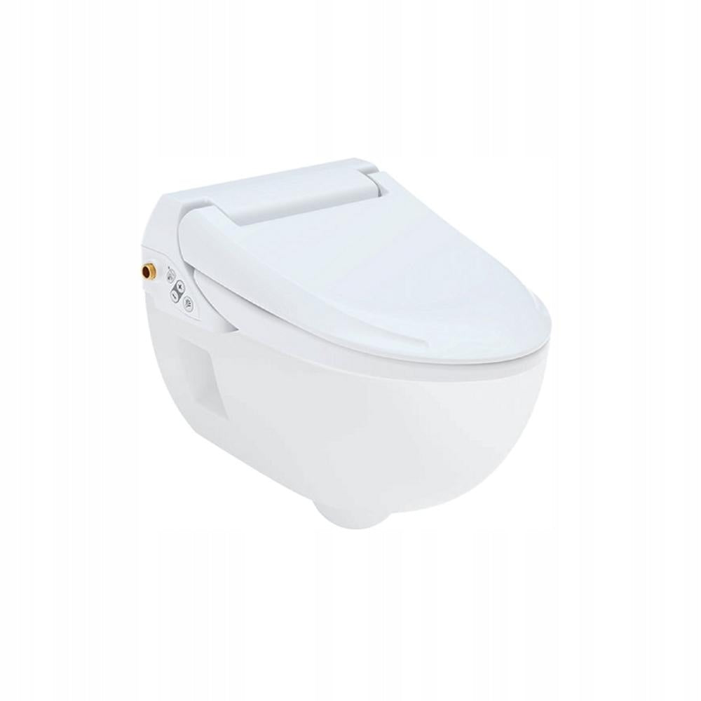 Smartes Wand-WC Geberit AcuaClean 4000 Rimless mit Bidetfunktion und langsam absenkbarem Deckel 146.135.11.1 