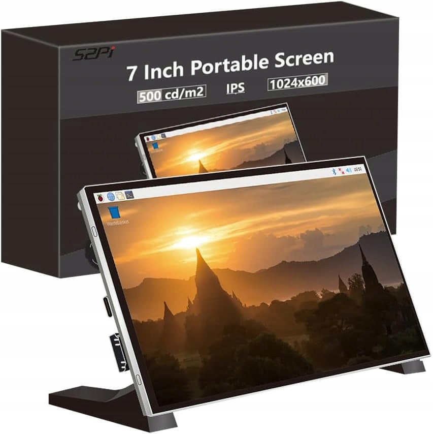 GeeekPi 7 inch IPS Monitor 1024x600 Touchless Raspberry Pi Portable Brand no brand