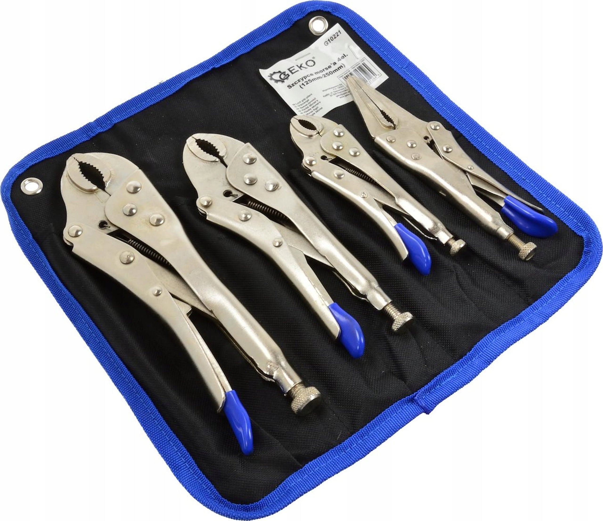 Geko Morse clamping pliers 4el. 125-250mm set G10221 Brand Geko