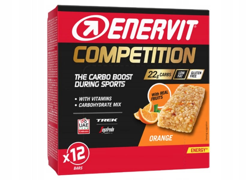 Gel Carbohydrate bars orange