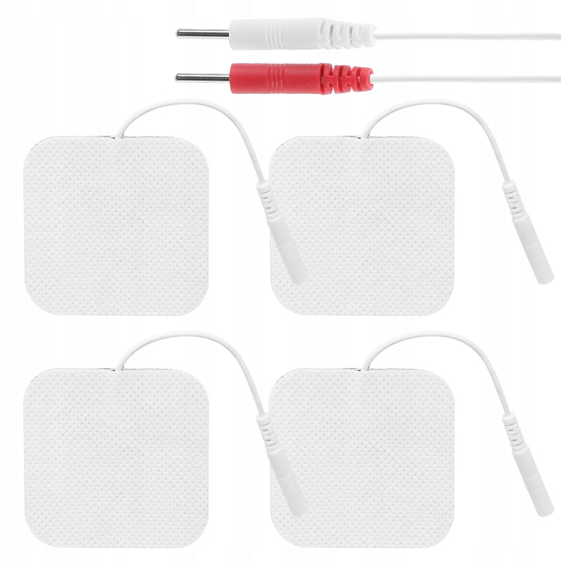 Gel electrodes TENS EMS 5x5 cm pads for electrostimulator 4 pcs