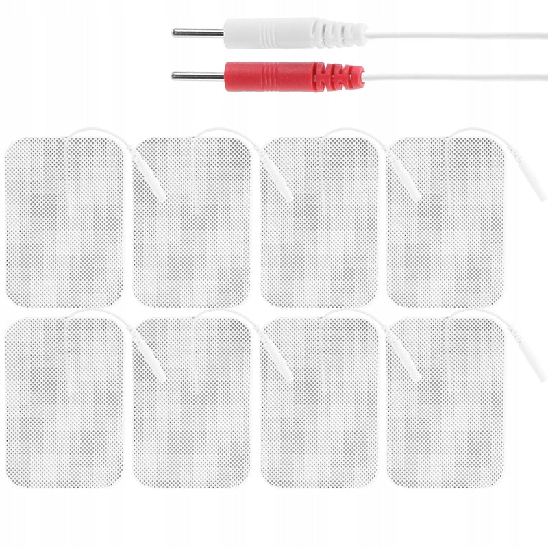Gel electrodes TENS EMS 5x9 cm pads for electrostimulator 8 pcs