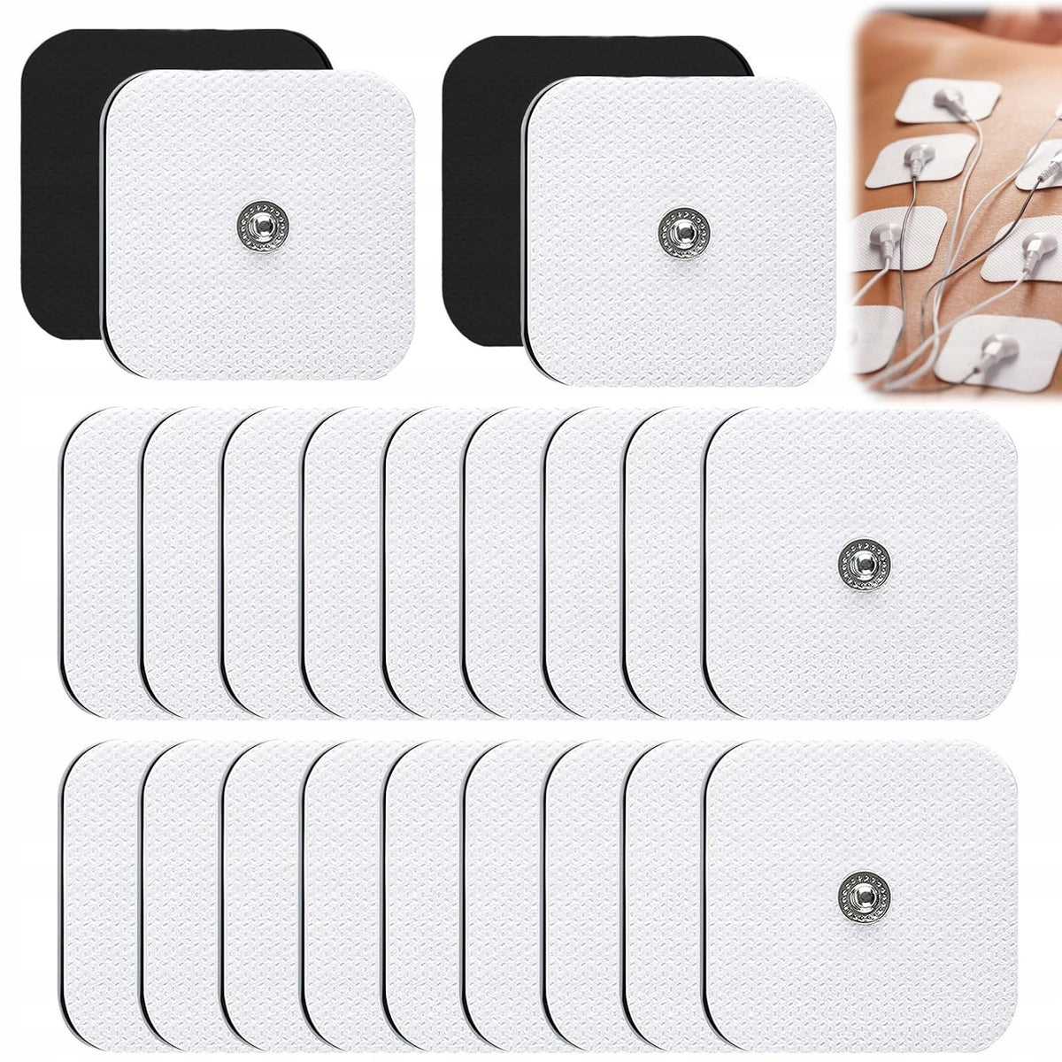 Gel electrodes TENS EMS for SANITAS SEM 40-44 BEURER em 49 5x5cm 20 pcs