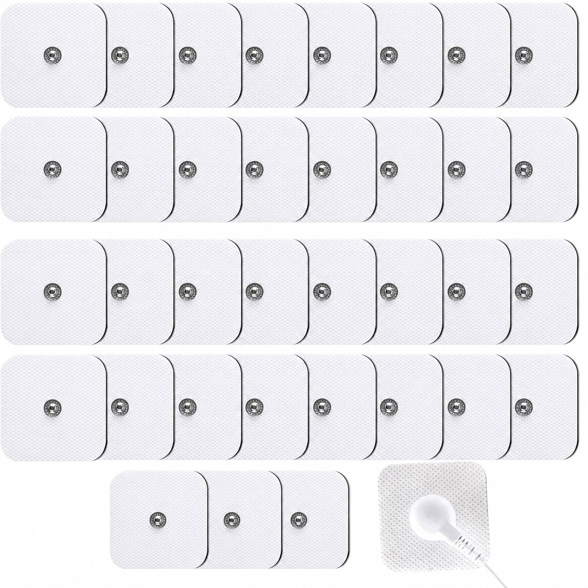 Gel electrodes TENS EMS up to 5x5 cm self-adhesive 20 pcs