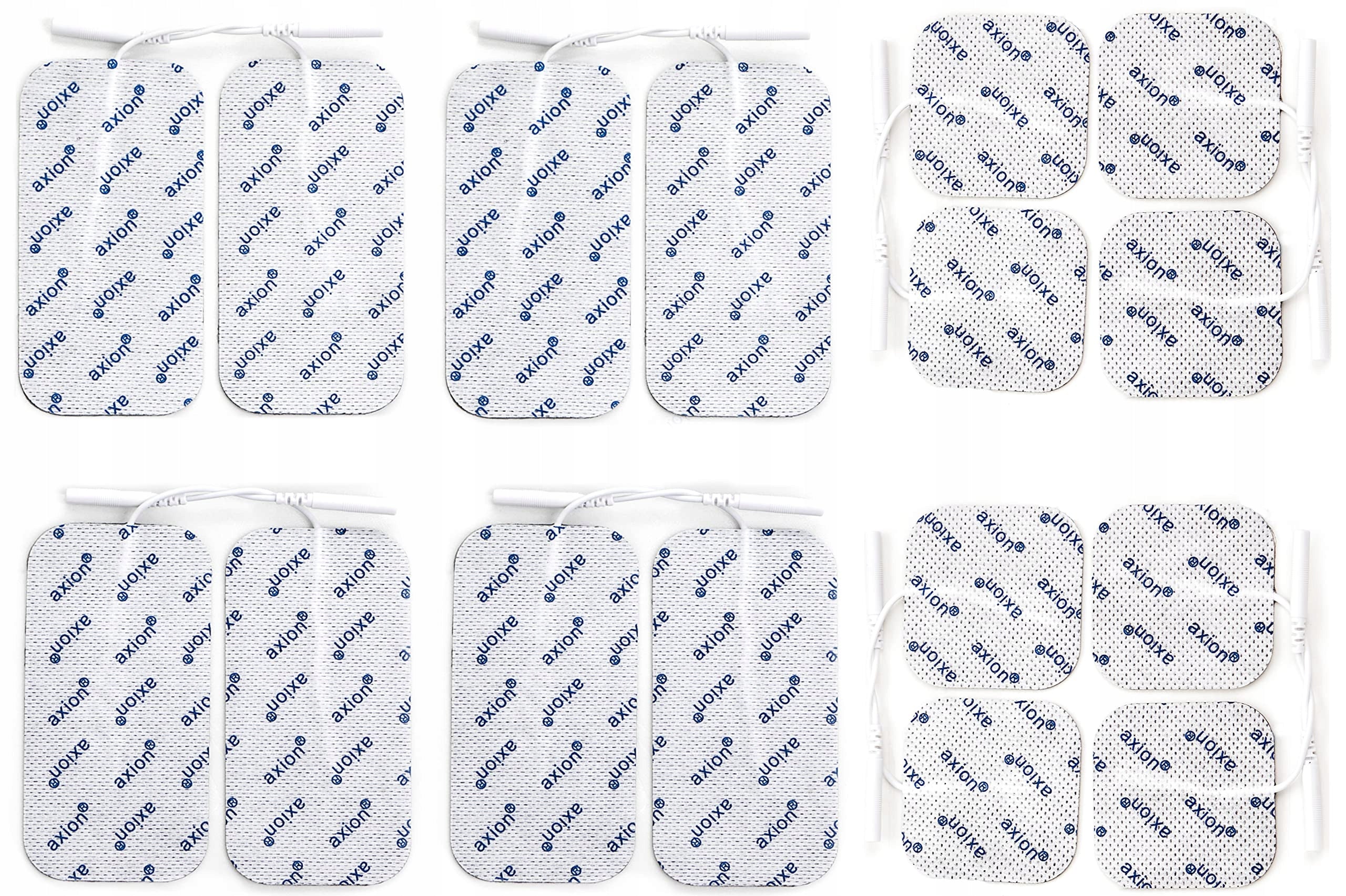Gel electrodes tens ems self-adhesive 2mm set 16 pcs XXL 5x 5cm 10x5cm Packaging status original