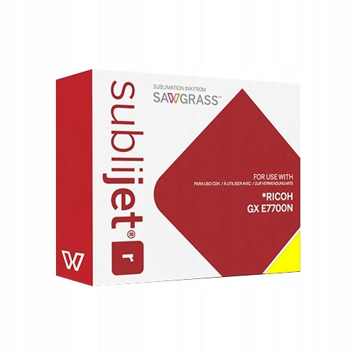 Gel ink YELLOW Ricoh GX E7700N SubliJet-R 60ml