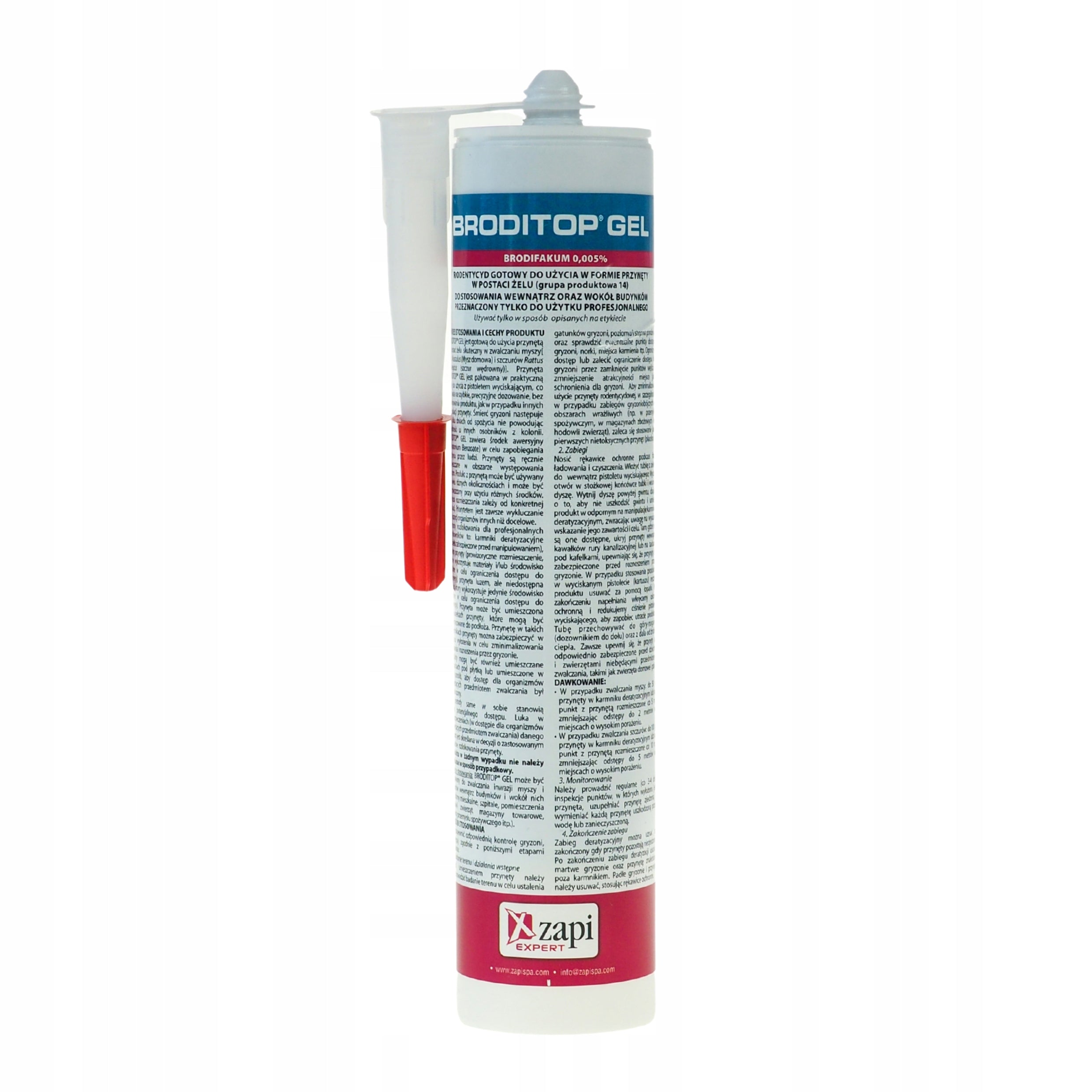 Gel poison for rodents rats Broditop 300g
