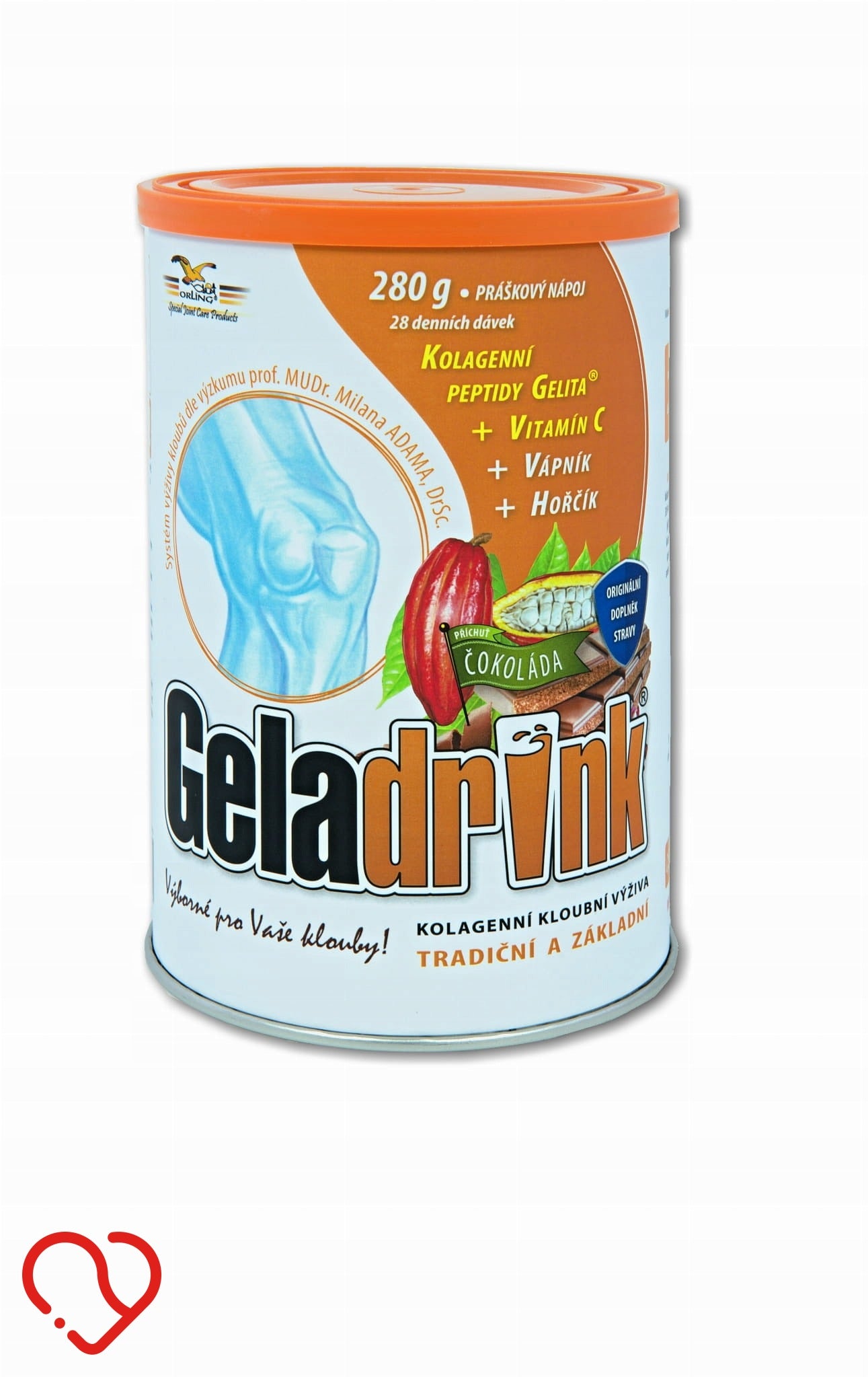 Geladrink Orling 280 g Chocolate powder