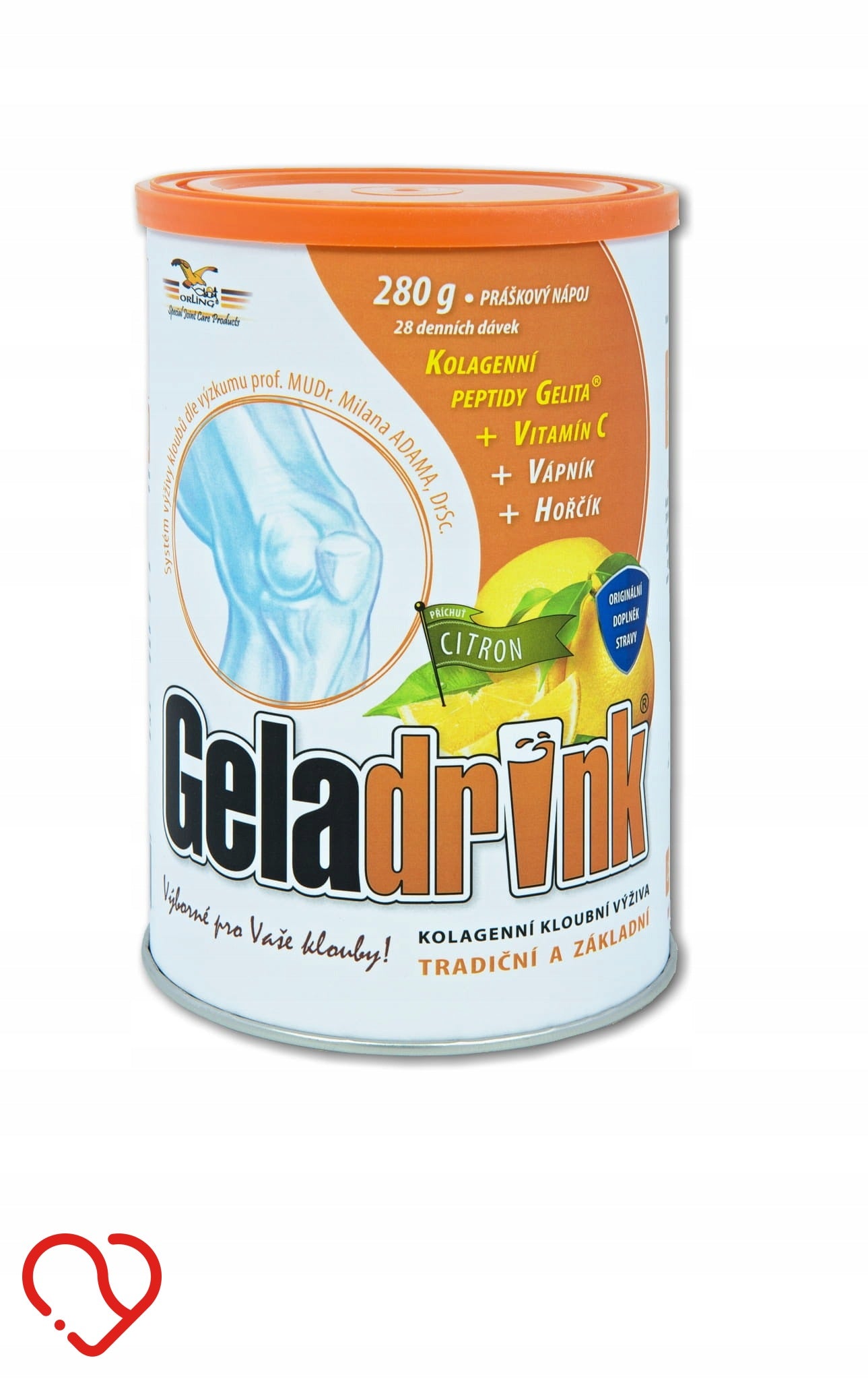 Geladrink Orling 280 g Lemon Powder