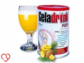 Geladrink Plus Pineapple nourishes the movement apparatus