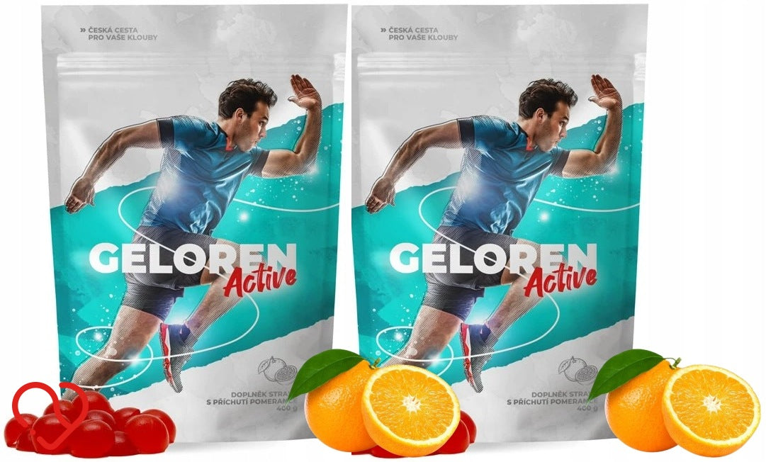 Geloren Active orange for humans collagen 2 x (90 pcs, 400 g) f2P29a