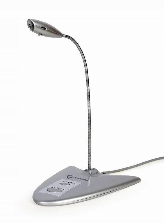 Gembird MIC-DU-01 Microphone Silver Microphone for Computer