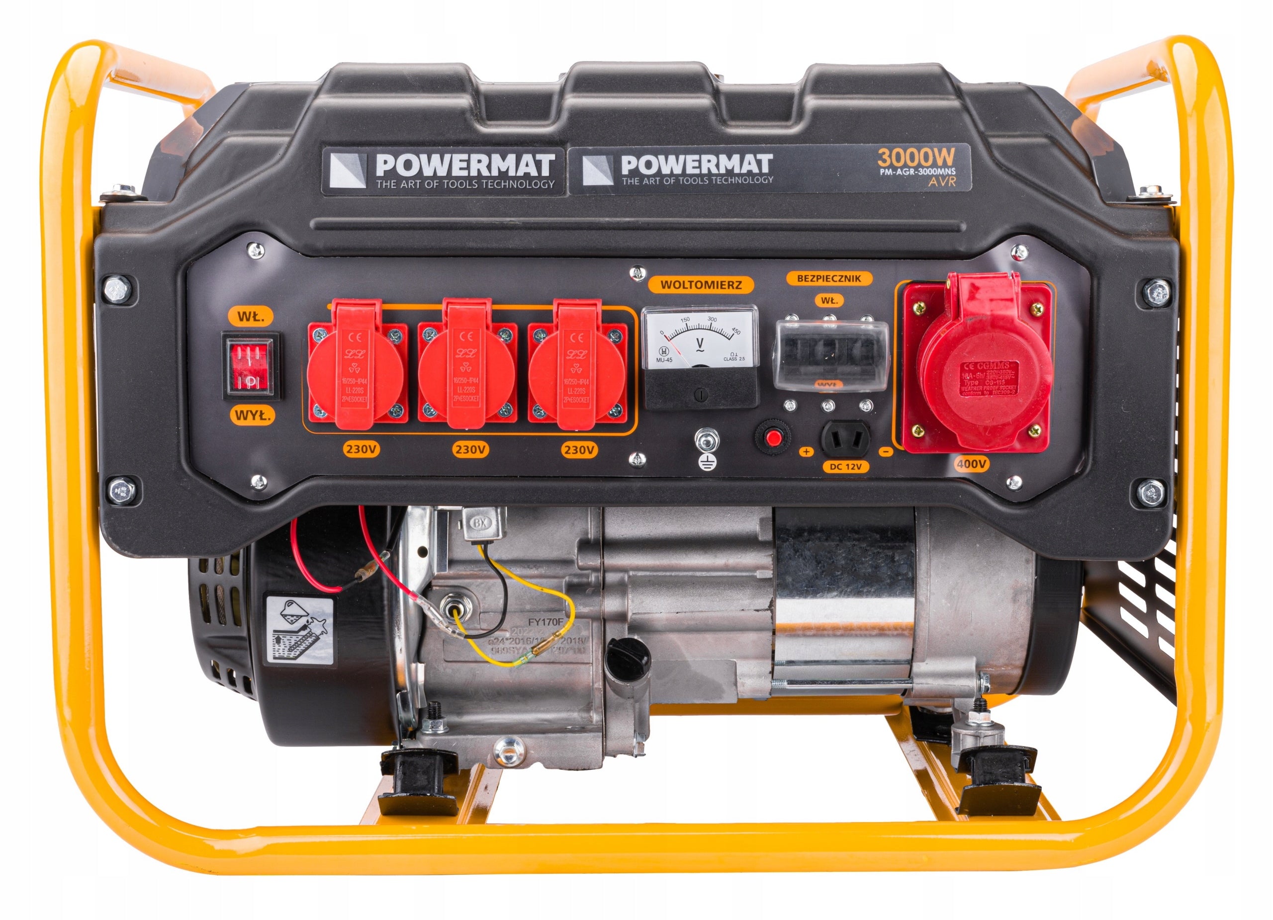 Generator 3000W 230V 12V 400V Packaging status original