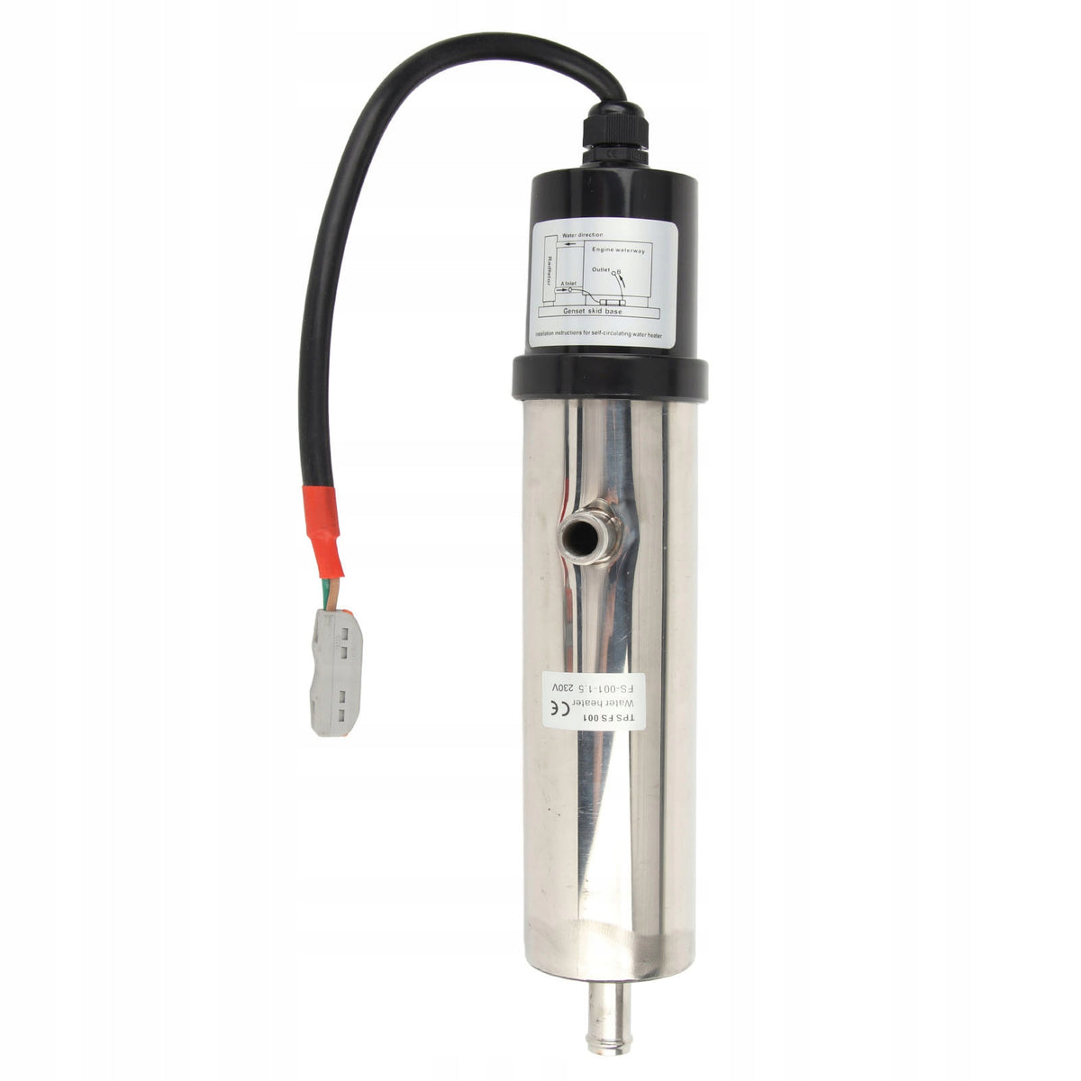 Generator Coolant Heater 1500W IP54 Self Circulating 9W