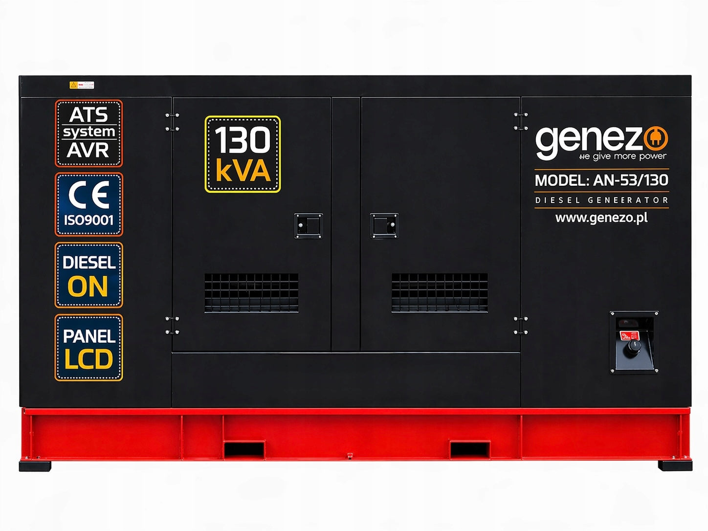 Generator set 100 KW 3-F Genezo DIESEL GF2-100 KW ATS SZR Packaging status original