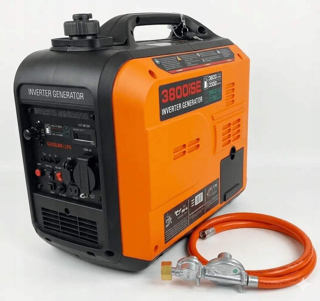 Generator set 3,6kW |pure sine wave |gasoline+LPG|NTE.Solar 3800iSE Manufacturer code NTE.Solar 3800iSE