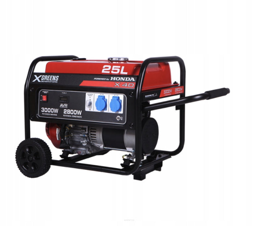 Generator set 3 kW HONDA X-Greens X40 Portable Single-phase engine Packaging status original