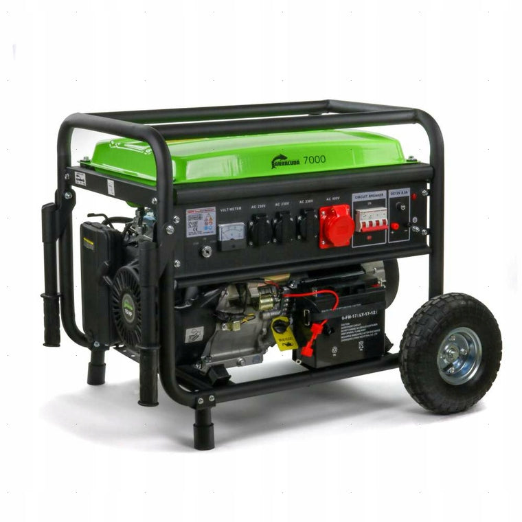 Generator set 7000 CURRENT GENERATOR 7kW 9kVA Voltage Regulator 400V Manufacturer code 7000 3F RE