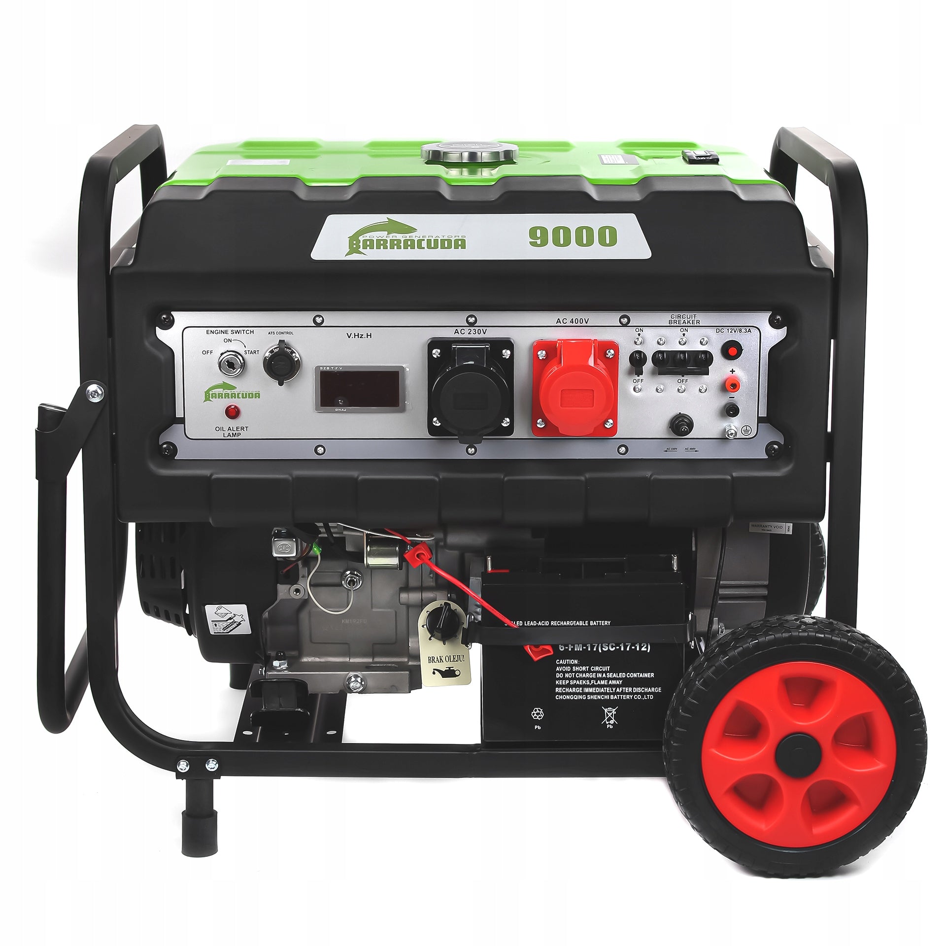 Generator set 9000 CURRENT GENERATOR 9kW 11kVA Voltage Regulator 400V