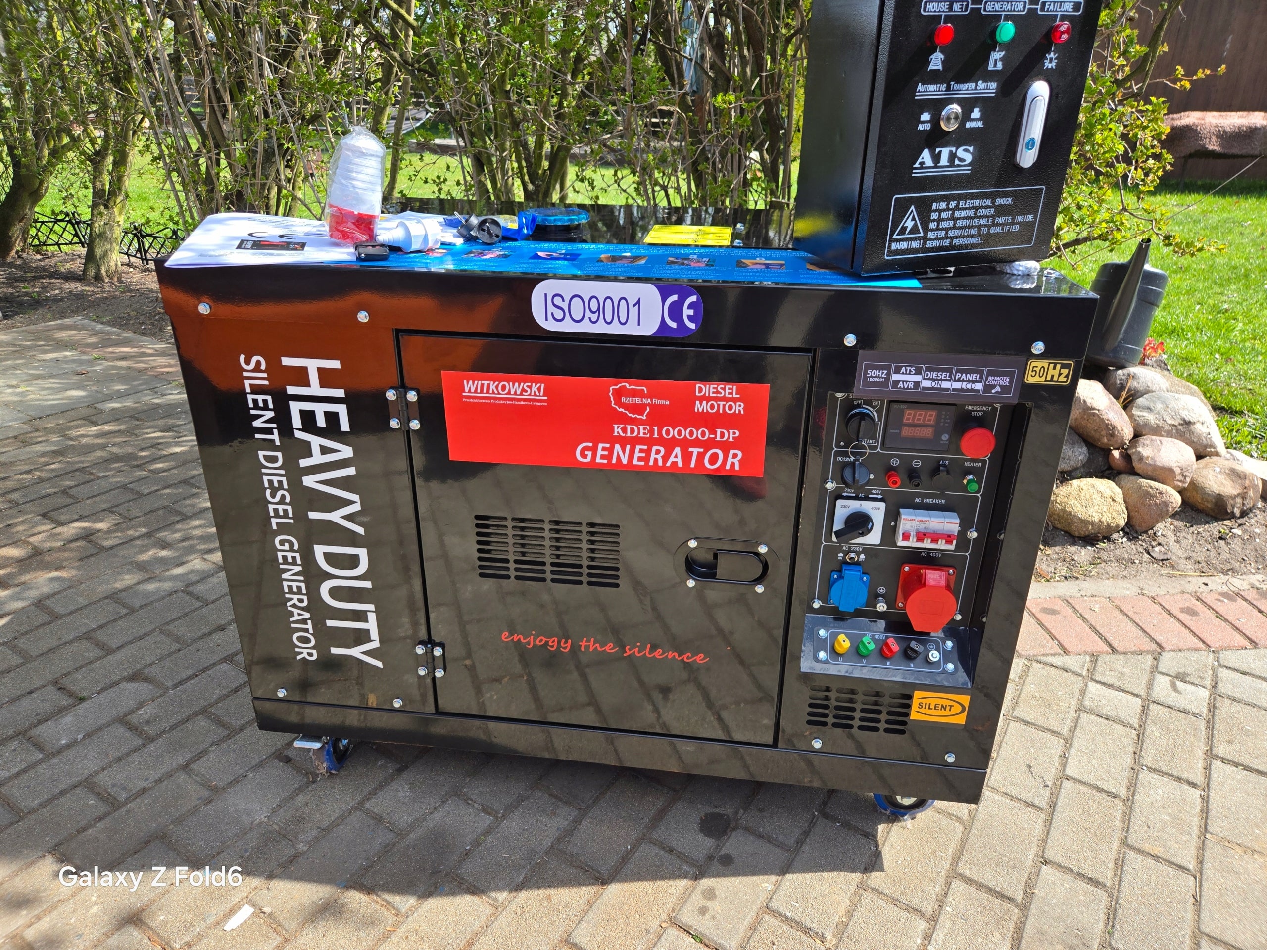 Generator set KDE10000DP portable 11 kVA DUAL POWER