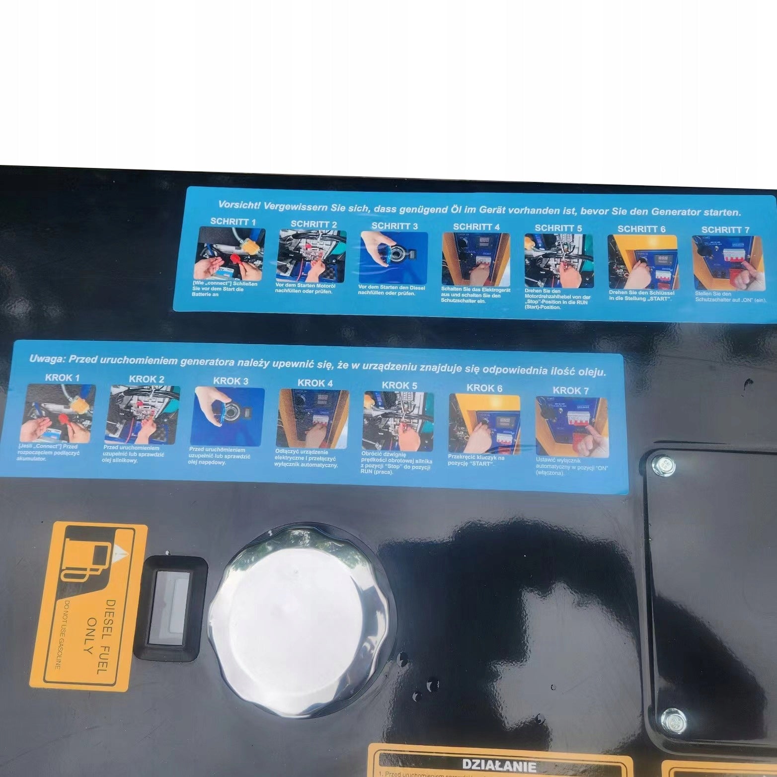 Generator set KDE8500DP portable 8,5 kVA DUAL POWER Packaging status original