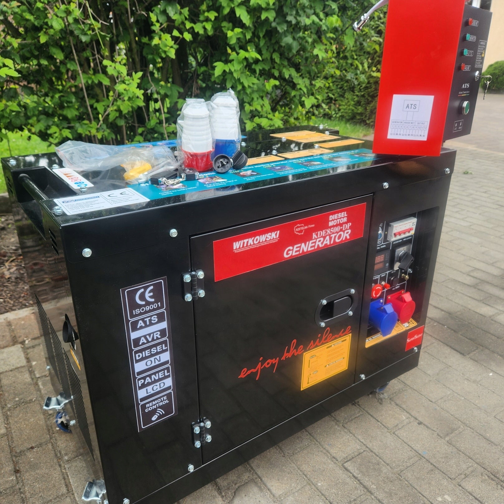 Generator set KDE8500DP portable 8,5 kVA DUAL POWER