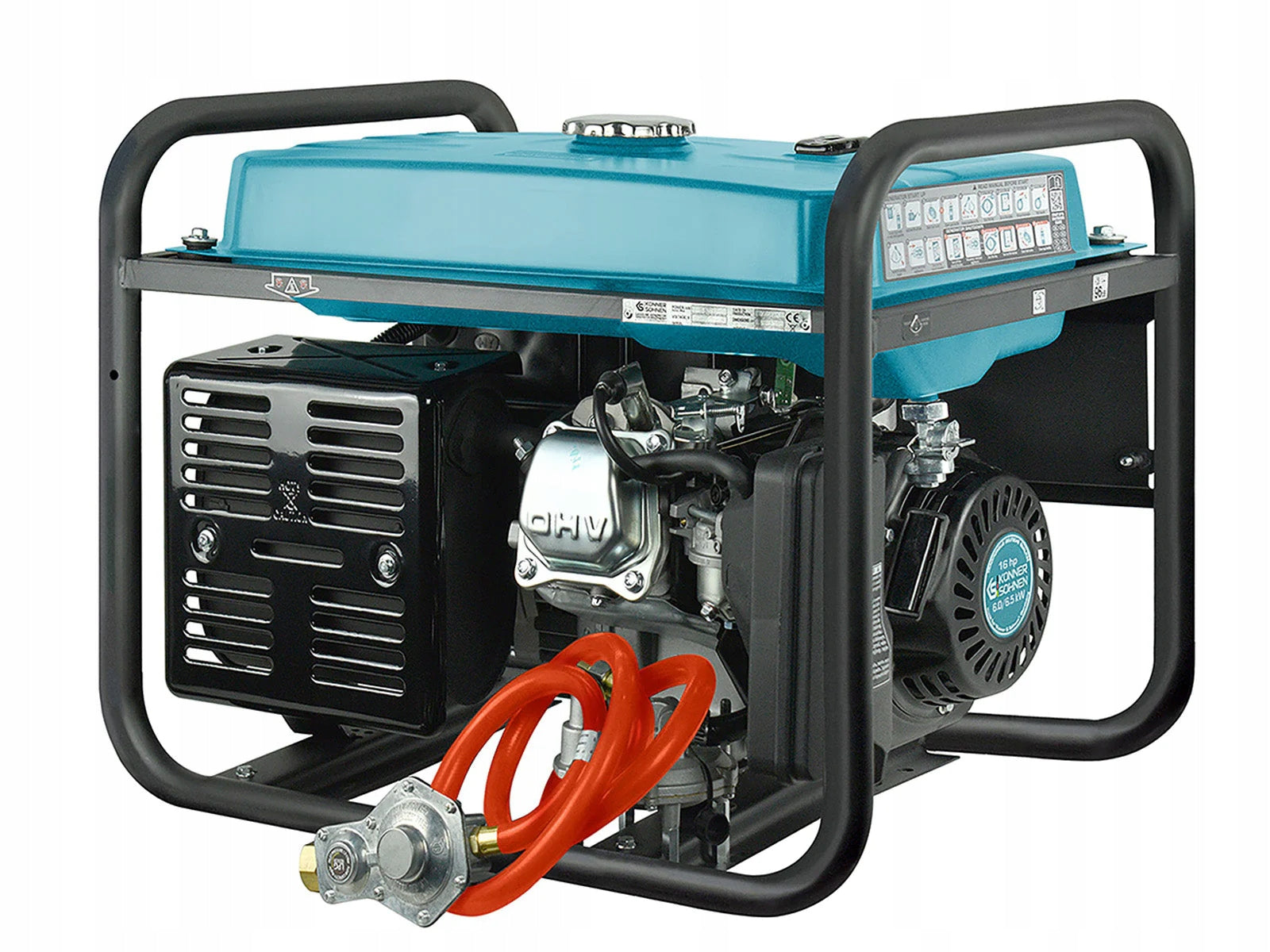 Generator set KS9000EG 1-phase 6,5kW DUAL FUEL LPG / PETROL Manufacturer code KS 9000E G