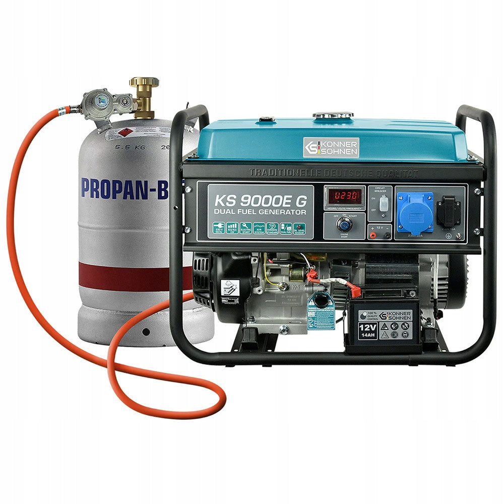 Generator set KS9000EG 1-phase 6,5kW DUAL FUEL LPG / PETROL